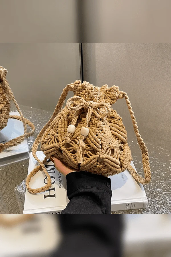 Amy Crochet Bucket Bag - Image 5