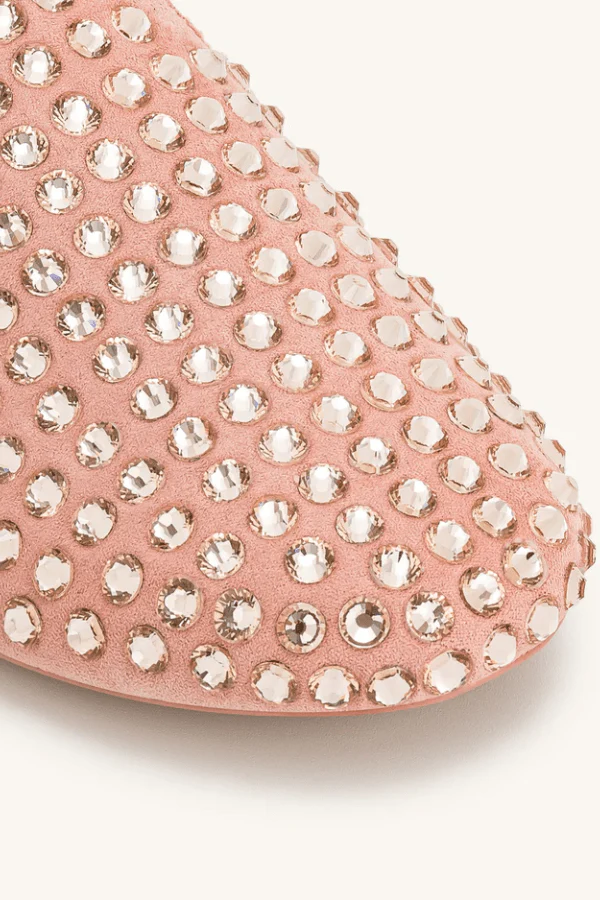 Hera Crystal Flat Mule Shoes - Image 12