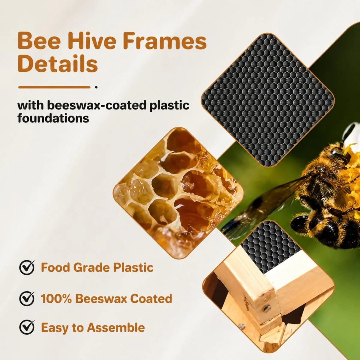 Apiarist Heritage Hive | Wax-Dipped Cedar 10-Frame Deep Brood Box - Image 3