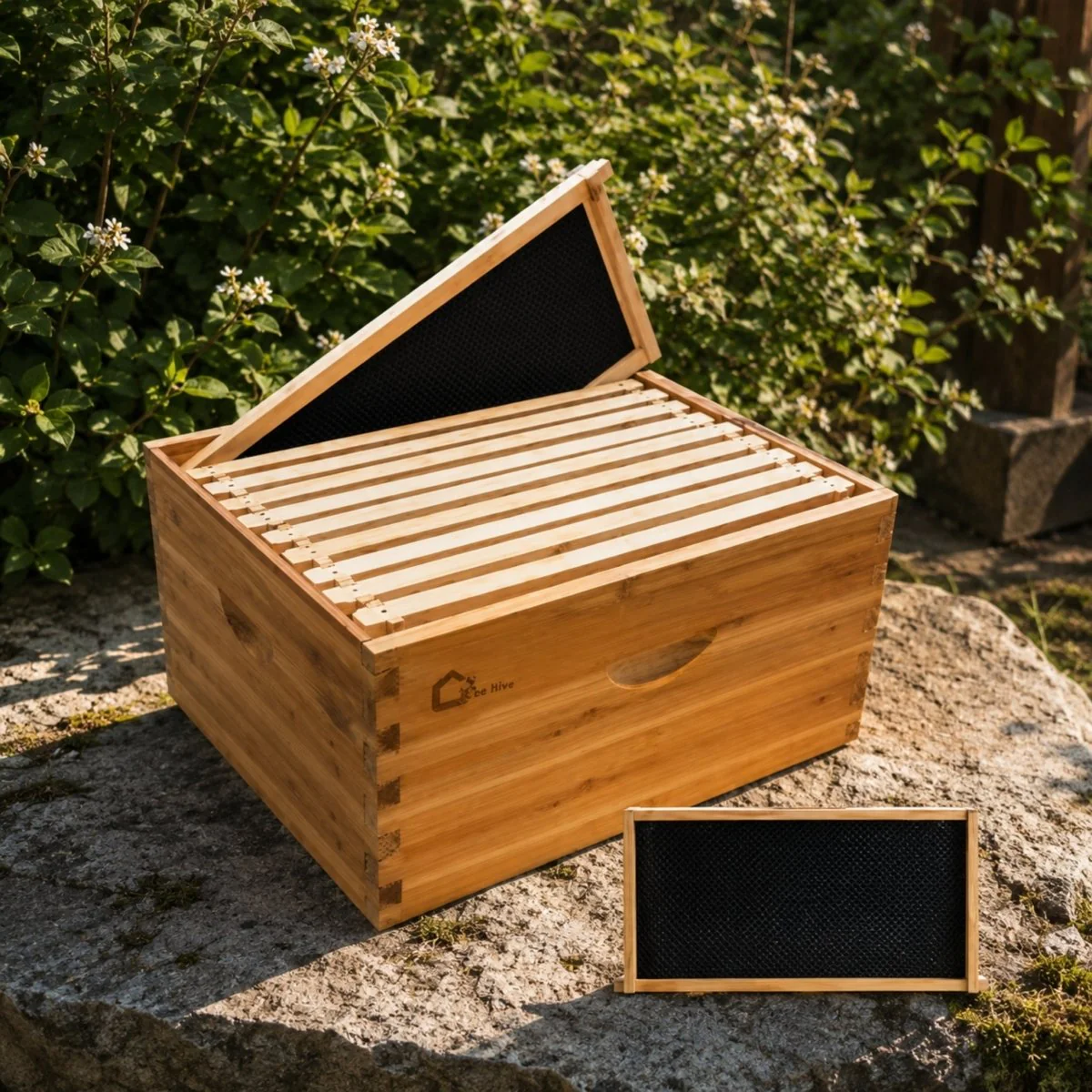 Apiarist Heritage Hive | Wax-Dipped Cedar 10-Frame Deep Brood Box - Image 4