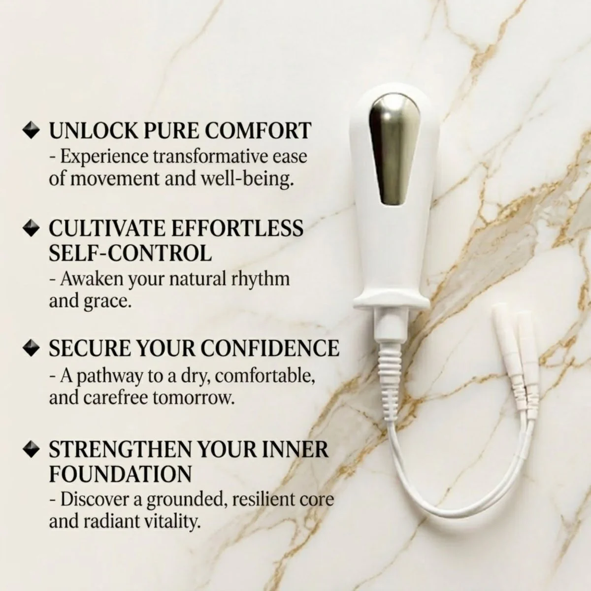 Pelvic Floor Muscle Repair Device & Vaginal Probe for Bladder Control & Tightening. Clinical-Tested Medical-Grade Kegel Trainer with Multi-Modes - Image 5